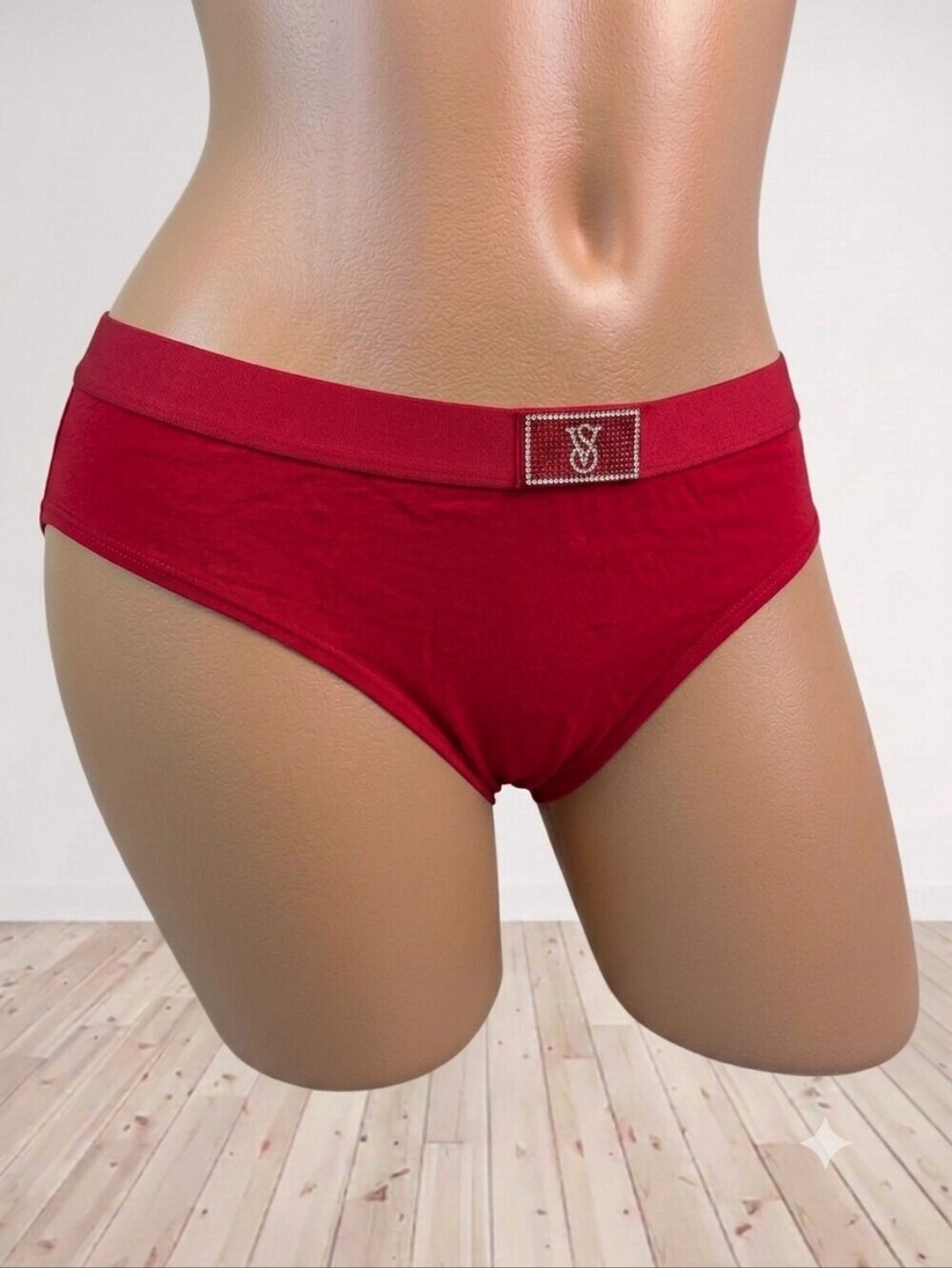 Victoria's Secret Logo Cotton Hiphugger Hipster Panties XL NWT